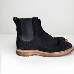Frye Black Suede Chukka Boots